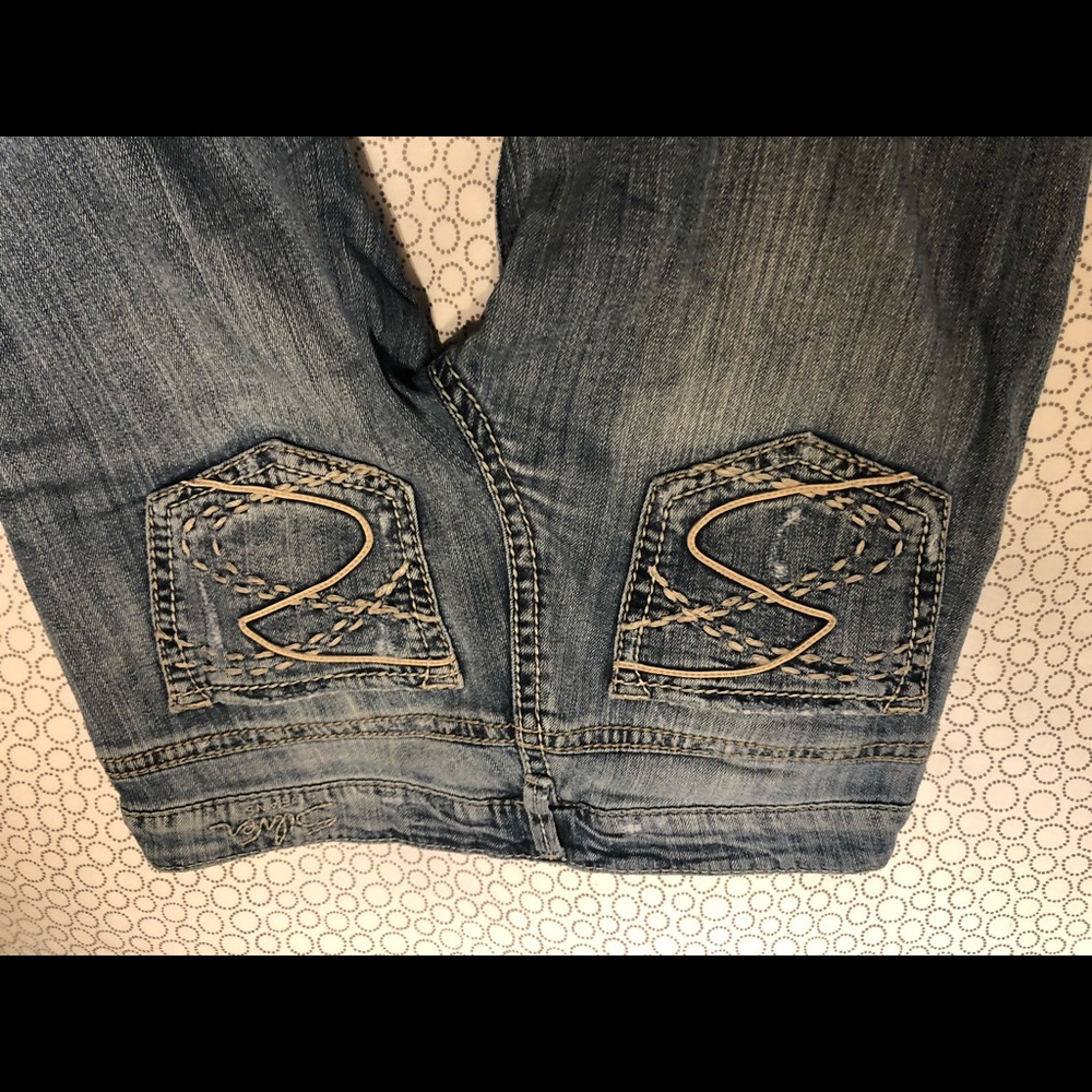 Silver jeans